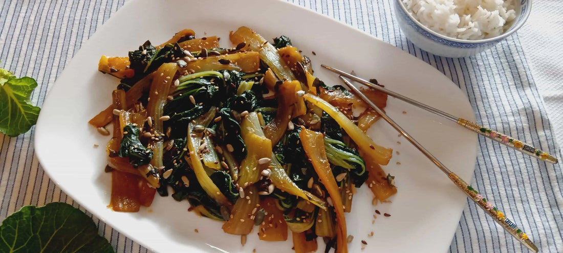 Pak-choi in padella
