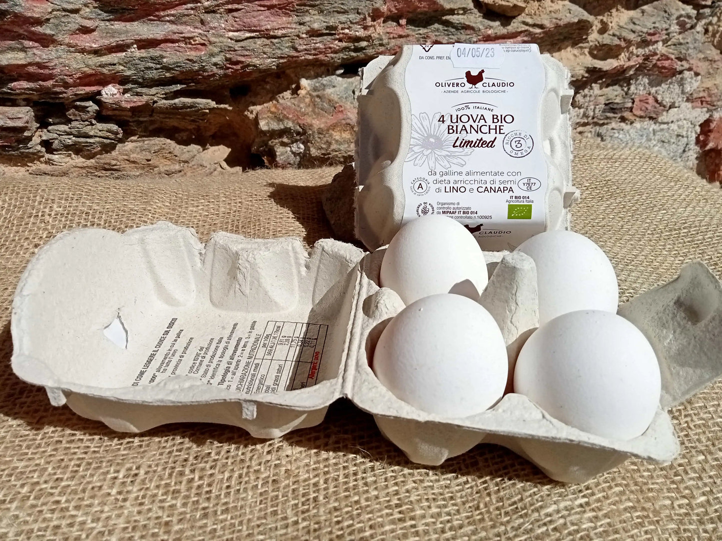 Uova di Lino e Canapa Bianche BIO