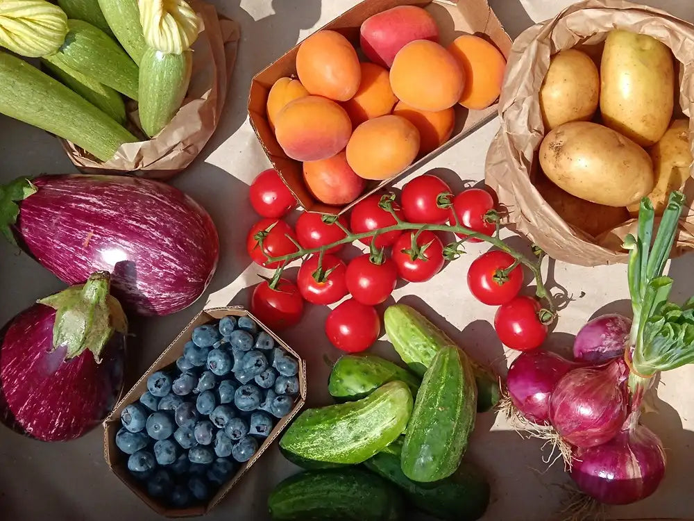 Cassetta mista da 4/5kg composta da frutta e ortaggi BIO del momento.
