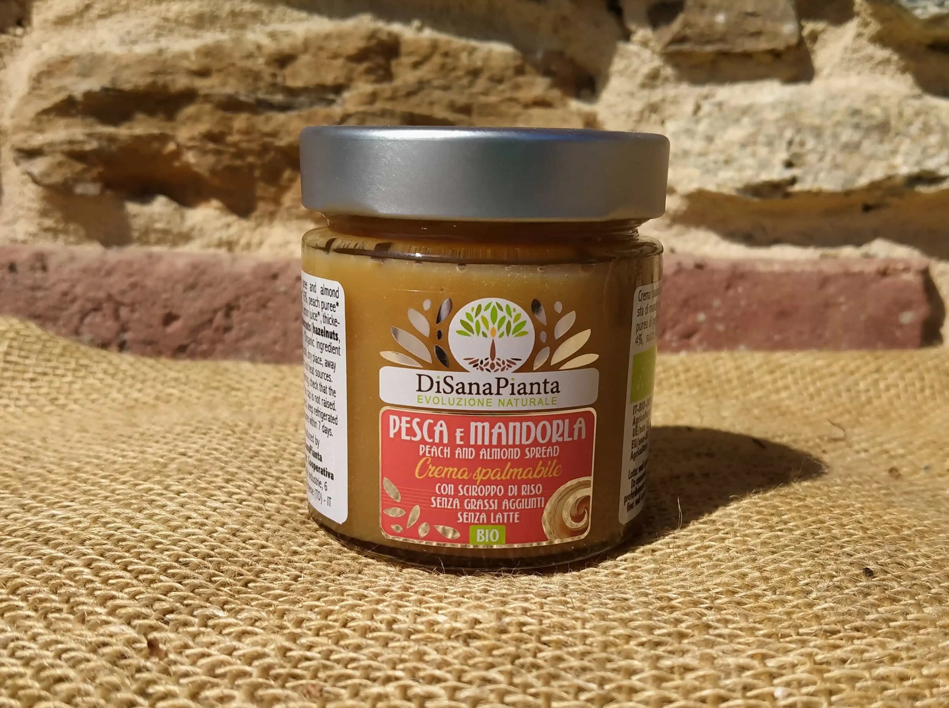Crema Spalmabile - Pesca e Mandorle BIO