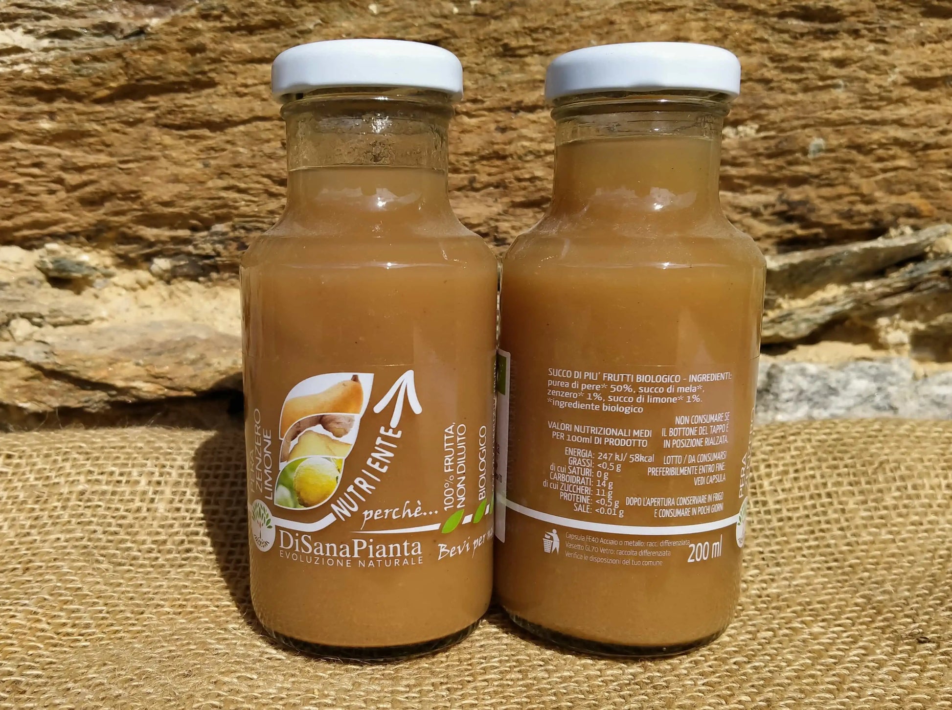 Succo Nuriente pera zenzero e limone